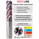 Frez z promieniem naroża fi 12 R0,2 INOX LINE